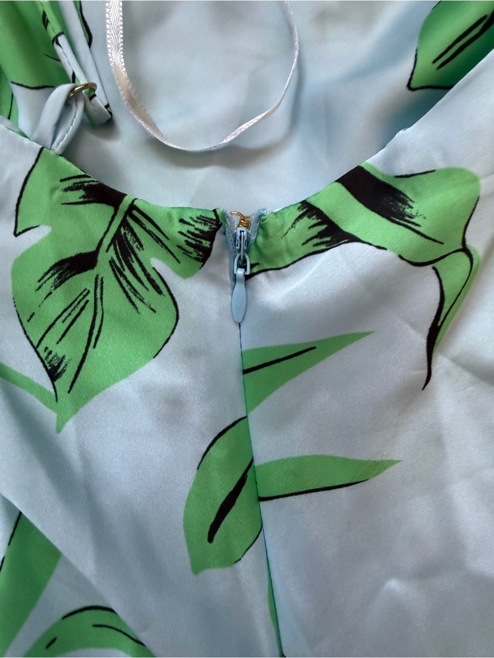 Ramy Brook Light Blue Floral Backless Slip Maxi Dress - Picture 5 of 10